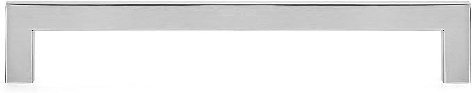 Ravinte 10 Pack 7-1/2 Inch Kitchen Square Cabinet Handles Satin Nickel Pulls Brushed Nickel Kitchen Cabinet Hardware Handles for Cupboard Drawer Pulls