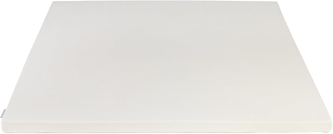 Pure Green Natural Latex Mattress Topper w/Jersey Cover - Firm - 2 Inch - King Size (GOTS Certified Organic)