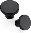 Ravinte 5 Pack Cabinet Knobs Black Kitchen Cabinet Knobs Round Dresser Drawer Pulls Closet Door Pulls 1-1/5 Inch