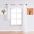 Warm Home Designs 24 Feet Long White Sheer Window Scarf. These XXL Length Valance Scarves 54 X 288 Inches in Size. Great as Bed Canopy or Wedding Arch Draping Fabric. AM White 288"
