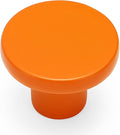 Ravinte 1 Pack Cabinet Knobs Orange Kitchen Cabinet Knobs Round Dresser Drawer Pulls Closet Door Pulls 1-1/5 Inch