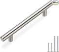homdiy Kitchen Cabinet Handles Brushed Nickel Drawer Pulls 500 Pack 4in (102mm) Hole Centers Cabinet Pulls Brushed Nickel Cabinet Pulls Cupboard Handles Drawer Handles