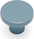 Ravinte 3 Pack Cabinet Knobs Light Blue Kitchen Cabinet Knobs Round Dresser Drawer Pulls Closet Door Pulls 1-1/5 Inch