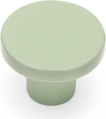 Ravinte 1 Pack Cabinet Knobs Light Green Kitchen Cabinet Knobs Round Dresser Drawer Pulls Closet Door Pulls 1-1/5 Inch