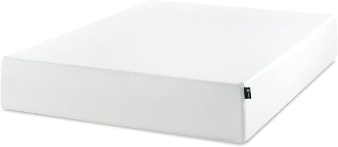 ZINUS 12 Inch Full Green Tea Memory Foam Mattress [New Version], Fiberglass free, Medium Firm Feel, Zoned Pressure Relief, Certified Safe Foams & Fabric, Mattress in A Box