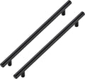JOY DECOR 45 Pack Cabinet Handles, Black Cabinet Pulls, 8-3/4 in Hole Center Kitchen Hardware, Stainless Steel T Bar Handles for Dresser Drawers