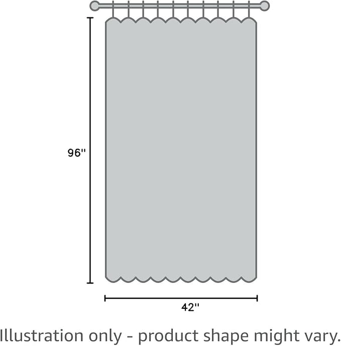 OVZME Grey Sheer Curtains - 96" Inch Length 2 Panels Set, Light Filtering Soft Rod Pocket Voile Drapes for Living Room/Bedroom, Each 42" W x 96" L