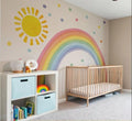 Large Rainbow Wall Decals – Removable Peel and Stick Décor for Kids Room, Playroom, Nursery Walls, and Bedroom Wall Décor - Wall Sticker (147" W x 78" H)