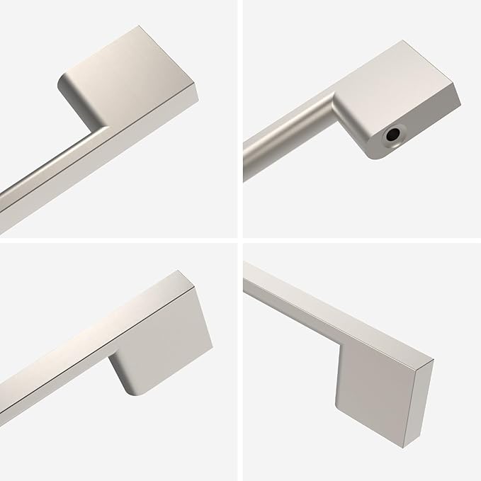 10 Pack Brushed Satin Nickel Cabinet Pulls 10 Inch Handles Hardware for Kitchen Cabinets Dresser Nickel Pulls