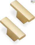 6 Pack Kitchen Cabinet Knobs Brushed Gold Cabinet Knobs Drawer Knobs Solid Kitchen Hardware