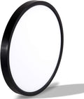 TALOYA LED Ceiling Light Office Black,5 Color Temperatures,15.8 Inch Thin Flat Modern Flush Mount LED Light Fixture for Living Room,24w Round