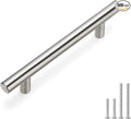 homdiy Brushed Nickel Cabinet Pulls Cabinet Handles,500 Pack 96mm 3-3/4 inch Hole Centers Silver Drawer Pulls for Kitchen, Bedroom, Bathroom