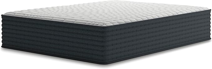 Signature Design by Ashley Hybrid 1400 14 Inch Extra Plush Gel Memory Foam Mattress with Edge Support for Pressure Relief, King, Fiberglass Free, Mattress in A Box