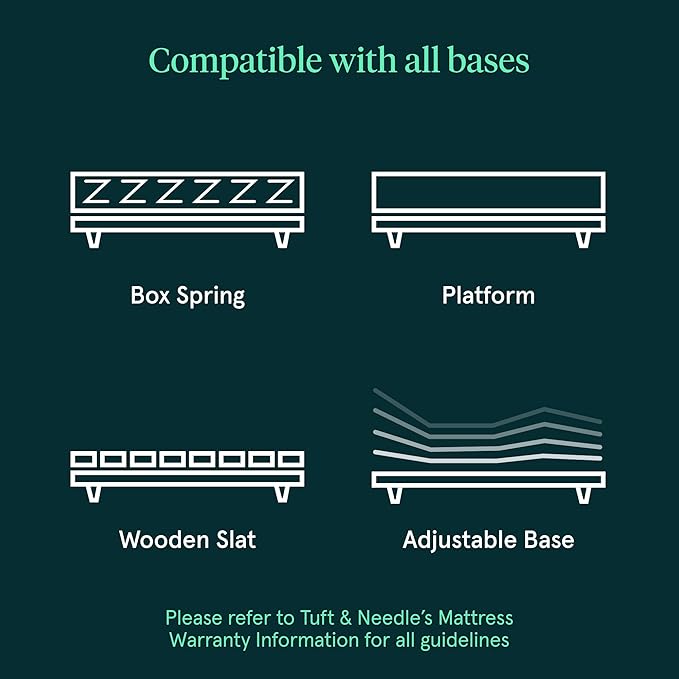Kin By Tuft & Needle Medium Firm 10" Full Adaptive Foam Mattress in a Box, Cooling Pressure Relief, Balanced Support, 100 Night Trial, Fiberglass-Free, CertiPUR-US, 10-Year Limited Warranty