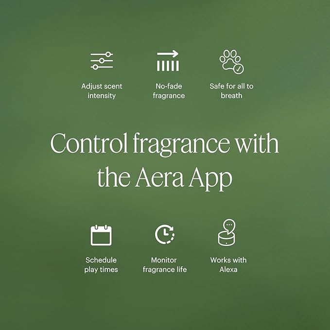Aera Mini Moondance - Essential Oil for Home- Warm and Alluring Fragrance - Notes of Iris, Bergamot, Amber and Vanilla - Scent Refill - Capsule Size Works with Mini Diffuser