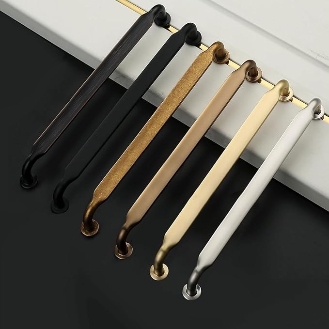 Asidrama 20 Pack 7.5 Inch(192mm) Matte Black Kitchen Cabinet Handles, Cabinet Pulls Kitchen Cabinet Hardware for Cupboard Drawer Pulls