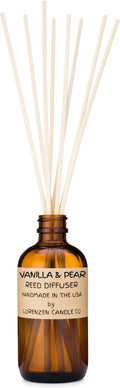 Vanilla & Pear Reed Diffuser Set | Handmade in the USA by American Workers | Lasts For 2-3 Months |