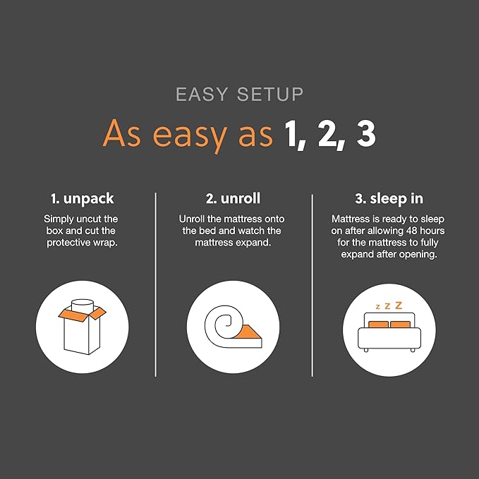 Signature Design by Ashley Twin Size 8 Inch Medium Firm Charcoal Gel & Green Tea Infused Memory Foam Mattress for Pressure Relief, Fiberglass Free, Mattress In A Box
