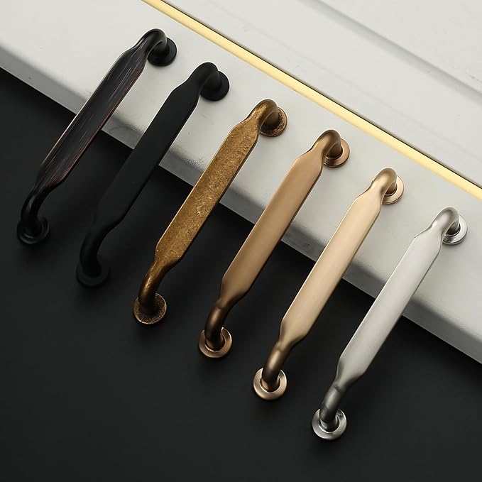 Asidrama 10 Pack 6.3 Inch(160mm) Oil Rubbed Bronze Kitchen Cabinet Handles, Cabinet Pulls Kitchen Cabinet Hardware for Cupboard Drawer Pulls