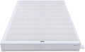 Amazon Basics Smart Box Spring Bed Base, 9-Inch Height Mattress Foundation, Tool-Free Easy Assembly, Twin, 74"L x 38"W x 9"H, White