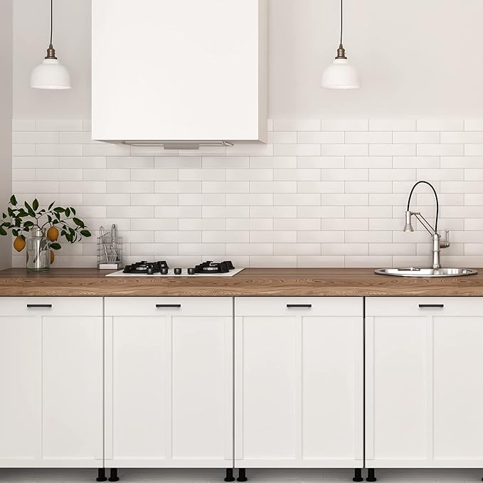 Ravinte 20 Pack 3-1/2 Inch Kitchen Square Cabinet Handles Matte Black Pulls Black Drawer Pulls Kitchen Cabinet Hardware Handles