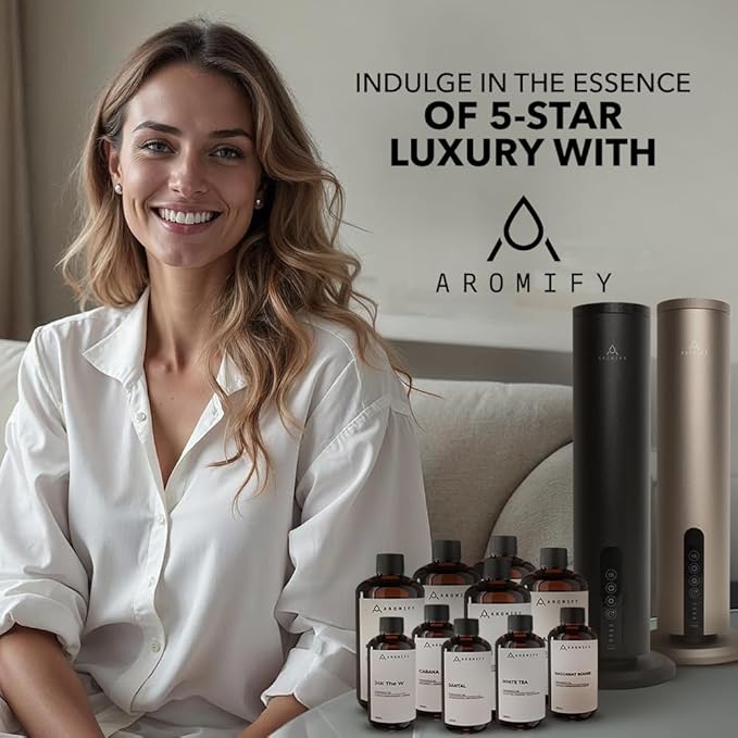 Cabana Diffuser Oil, 6.7 FL Oz, 200 mL Diffuser Fragrance Oil for Home, Spa & Office, Luxury Hotel Blend of Natural Essential Oil, Bergamot & Amber Scent.
