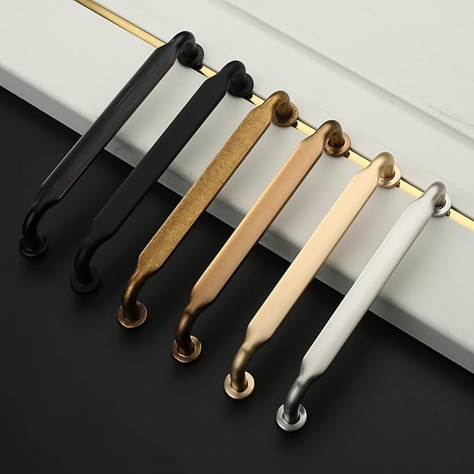 Asidrama 20 Pack 5 Inch(128mm) Matte Black Kitchen Cabinet Handles, Cabinet Pulls Kitchen Cabinet Hardware for Cupboard Drawer Pulls