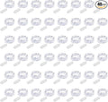 MUMUXI 48 Pack 7.2ft Fairy Lights Battery Operated, 20 Micro LED Mini Waterproof String Lights Silver Wire Firefly Starry for DIY Wedding Party Mason Jars Crafts Holiday Decoration, Cool White