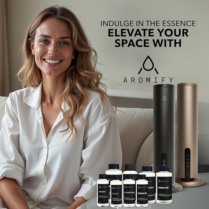 Midnight Taboo Diffuser Oil, Inspired by Luxury Hotels, 1.6 Fl Oz, 50 mL Hotel Scent for Home, Office, Bathroom, Aromatherapy Blend of Essential Oil, Lemon & Pomegranate Scents