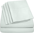 Full Size Bed Sheets - 6 Piece 1500 Supreme Collection Fine Brushed Microfiber Deep Pocket Full Sheet Set Bedding - 2 Extra Pillow Cases, Great Value, Full, Mint