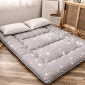 MAXYOYO Grey Constellation Japanese Floor Futon Mattress, Tatami Floor Mat Portable Camping Mattress Kids Sleeping Pad Foldable Rolling Up Floor Lounger Couch Bed with Mattress Protector, Twin