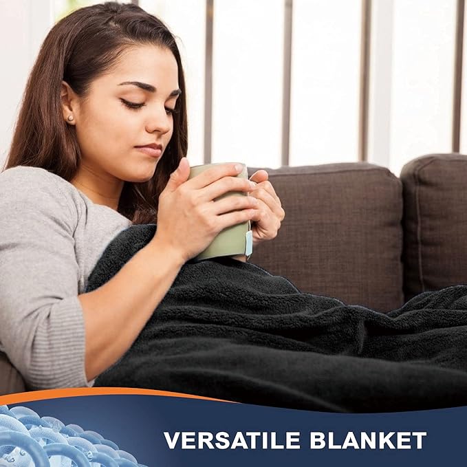 Walensee Fleece Blanket Plush Throw Fuzzy Lightweight (XL-Twin Size 66x90 Black) Super Soft Microfiber Flannel Blankets for Couch, Bed, Sofa Ultra Luxurious Warm and Cozy for All Seasons