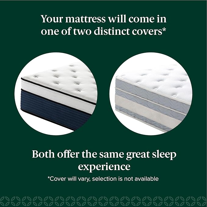 ZINUS 14 Inch Cooling Comfort Support Hybrid Mattress [New Version], King, Fiberglass Free, Medium Plush, Cooling Motion Isolation, Certified Safe Foams & Fabric, Mattress in A Box