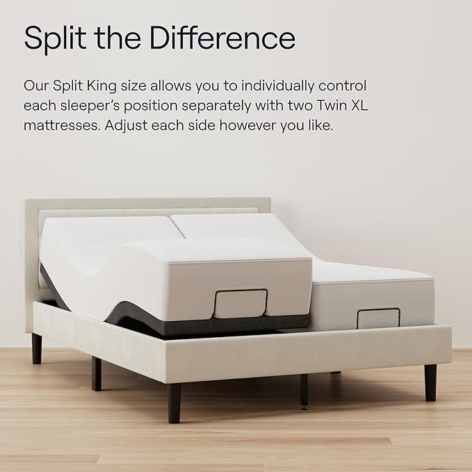 Siena 8” Full Mattress with Adjustable Base - Head & Foot Incline - Medium Firm Gel Memory Foam - Premium Pressure Relieving Layers - Wireless Remote with Memory - Zero Clearance - Zero Gravity