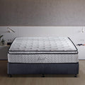 Queen Mattress 11.4 Inch Pillow Top Pocket Spring Hybrid Mattress, Memory Foam Innerspring Firm Bed in a Bag