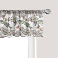 Ambesonne Fishes Window Valance, Watercolor Common Carp Perch and Bass Freshwater Animals Themed Seafood Drawing, Curtain Valance for Kitchen Bedroom Decor with Rod Pocket, 42" x 18", Pale Blue Grey