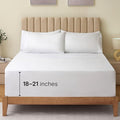 LuxClub 4 PC Queen Sheet Set, Bed Sheets Queen Size, Deep Pockets Wrinkle Free Cooling Bed Sheets Machine Washable Hotel Bedding Silky Soft - White Queen