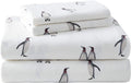 Eddie Bauer - King Sheets, Cotton Flannel Bedding Set, Brushed For Extra Softness, Cozy Home Decor (Rookeries, King)