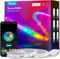 Govee 65.6 feet RGBIC LED Strip Lights for Bedroom, Smart Strip Lights Alexa Compatible, Color Changing LED Lights, Home Decor, 2 Rolls of 32.8 feet