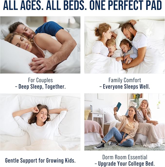 OLANLY King Quilted Fitted Mattress Pad – Soft Pillow Top Mattress Topper, Down Alternative Fill, Cooling Comfort Breathable Mattress Cover, Machine Washable Deep Pocket Mattress Protector, Beige