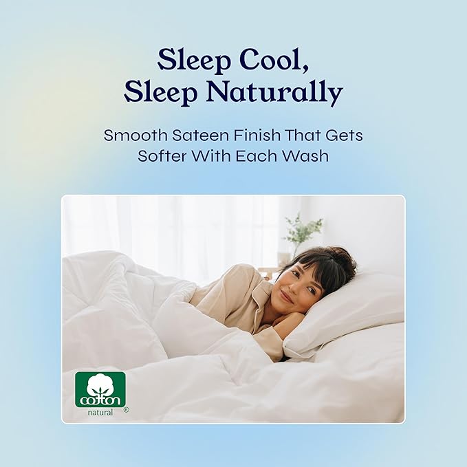 California Design Den Natural 100% Cotton Sheets King Size Deep Pocket Set - 400 Thread Count, Sateen King Sheet Set, All Around Elastic, Soft, Cool and Durable Bedding - Mauve