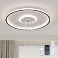 20" Flush Mount Ceiling Fan with Lights and Remote, 6 Wind Speeds, Dimmable LED for Bedroom, Kids Room and Living Room