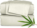 Pure Bamboo Twin Sheets, Genuine 100% Organic Viscose Derived from Bamboo Bed Sheet Set, Luxuriously Soft & Cooling, Double Stitching, Lifetime Quality Promise (Twin, Birch)
