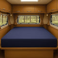 Foamma 4” x 30” x 75” Water Resistant Gel Memory Foam RV Bunk Mattress, Firm High Density Foam Base, Comfortable and Durable Polyester Cover, Truck, Camper, Travel Trailer, Made in USA