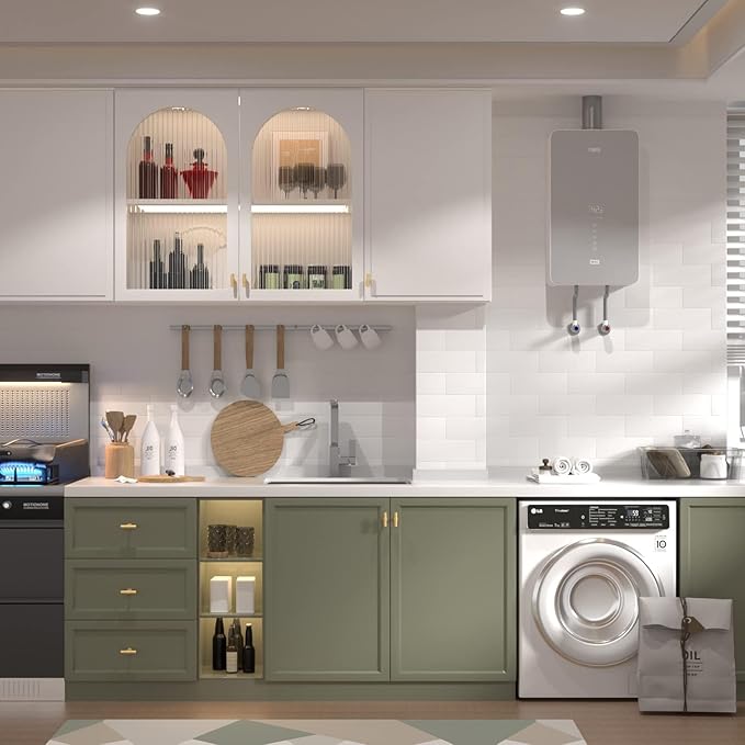 LONTAN 35 Pack Gold Cabinet Knobs Matte Gold Kitchen Cabinet Knobs for Dresser Drawers Brushed Gold T-bar Hardware for Dresser Bathroom