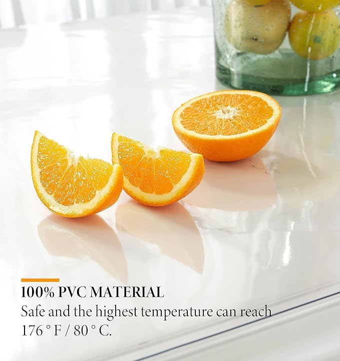 Deep Dream 1.5mm Clear Desk Cover Protector, 43×87 Inch Clear Desk Cover, Clear Desk Mat, Table Cover Tablecloth Protector Rectangle, Table Protector for Dining Room Table