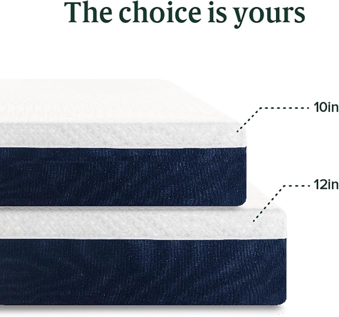 ZINUS 12 Inch Twin Cooling Comfort Hybrid Mattress [New Version], Fiberglass Free, Medium Firm Feel, Motion Isolation, Certified Safe Foams & Fabric