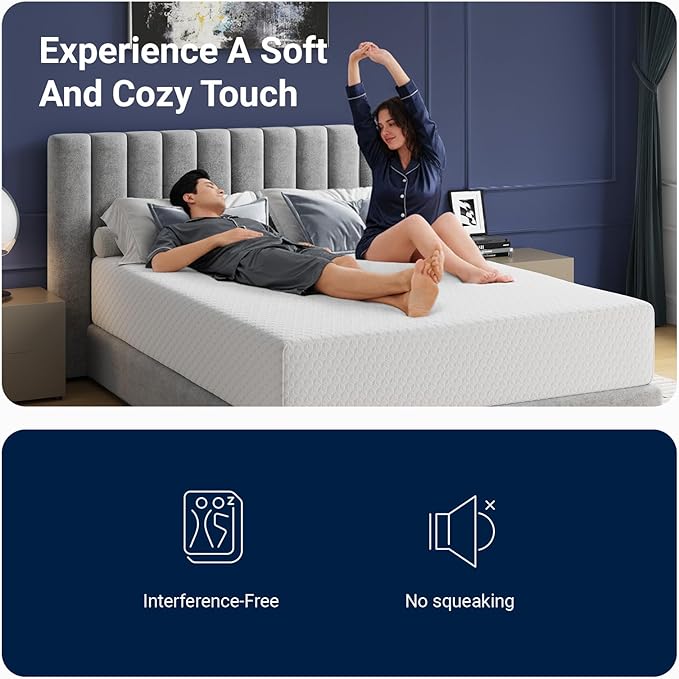 Avenco King Size Mattress, 12 Inch King Memory Foam Mattress in a Box for Comfort Sleep & Pain Relief, CertiPUR-US Certified King Mattresses Soft