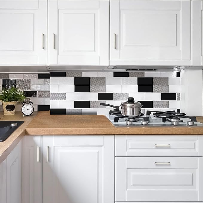 Ravinte 20 Pack 4-1/2 Inch Kitchen Square Cabinet Handles Satin Nickel Pulls Brushed Nickel Kitchen Cabinet Hardware Handles for Cupboard Drawer Pulls
