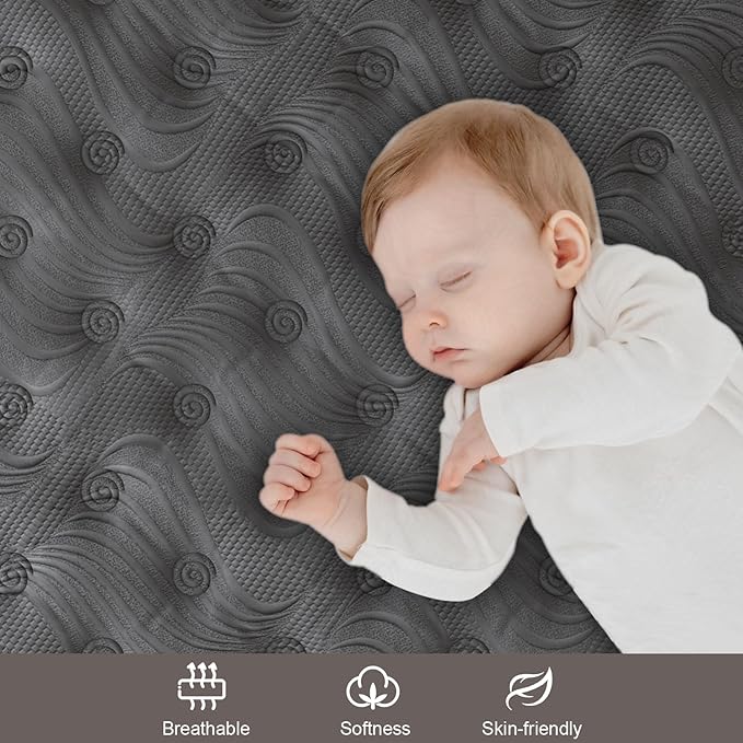 King Mattress, 12 Inch Hybrid Mattresses Black with Gel Memory Foam and Individually Pocket Innerspring Euro Top Medium Firm for Motion Isolation, Edge Support